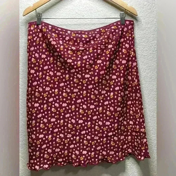 Free People IRL Floral Skirt Size 8 NWOT - Picture 2 of 6